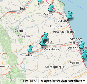 Mappa Via Pellegrino Tibaldi, 62100 Macerata MC, Italia (17.90167)