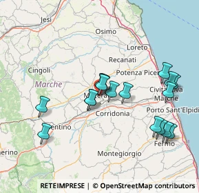Mappa Corso Fratelli Cairoli, 62100 Macerata MC, Italia (14.93235)