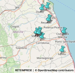 Mappa Corso Fratelli Cairoli, 62100 Macerata MC, Italia (11.72364)