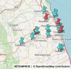 Mappa Corso Fratelli Cairoli, 62100 Macerata MC, Italia (16.72824)