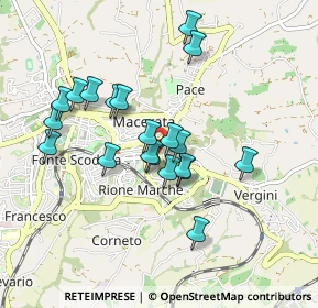 Mappa Corso Fratelli Cairoli, 62100 Macerata MC, Italia (0.8125)