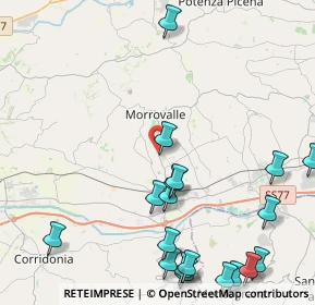 Mappa Morrovalle, 62010 Morrovalle MC, Italia (5.968)