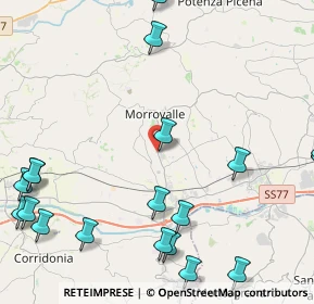 Mappa Morrovalle, 62010 Morrovalle MC, Italia (6.384)