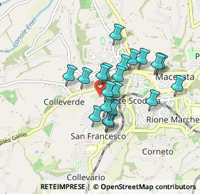 Mappa Via Rosato Rosati, 62100 Macerata MC, Italia (0.683)