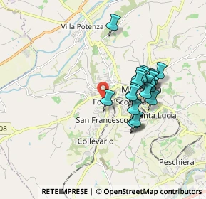 Mappa Via Rosato Rosati, 62100 Macerata MC, Italia (1.5585)