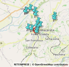 Mappa Via Rosato Rosati, 62100 Macerata MC, Italia (1.50786)
