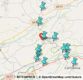 Mappa Via Rosato Rosati, 62100 Macerata MC, Italia (4.23833)