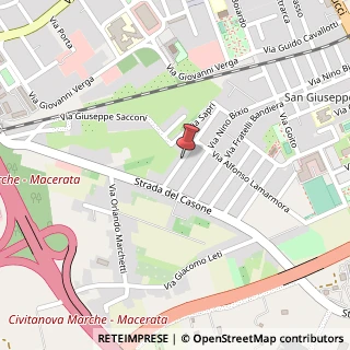 Mappa Via Generale Enrico Cialdini, 35, 62012 Civitanova Marche, Macerata (Marche)