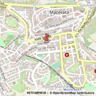 Mappa Viale Piave, 13, 62100 Macerata, Macerata (Marche)