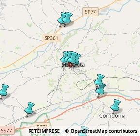 Mappa Piazza Guglielmo Marconi, 62100 Macerata MC, Italia (4.32167)