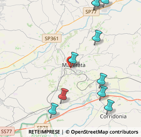 Mappa Piazza Guglielmo Marconi, 62100 Macerata MC, Italia (5.42727)