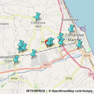 Mappa SP Maceratese, 62012 Santa , 62012 Santa (1.98083)