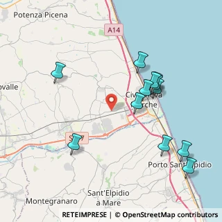 Mappa SP Maceratese, 62012 Santa , 62012 Santa (4.36417)