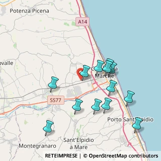 Mappa SP Maceratese, 62012 Santa , 62012 Santa (3.99385)