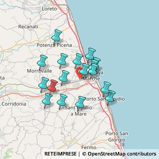 Mappa SP Maceratese, 62012 Santa , 62012 Santa (5.94412)