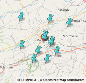 Mappa Via San Giovanni Bosco, 62100 Macerata MC, Italia (5.48714)