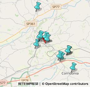 Mappa Via San Giovanni Bosco, 62100 Macerata MC, Italia (3.27333)