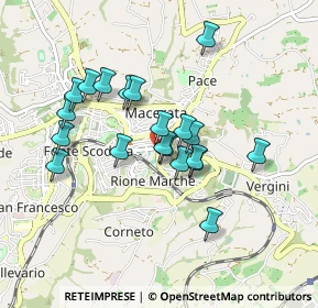 Mappa Via San Giovanni Bosco, 62100 Macerata MC, Italia (0.7765)