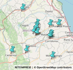 Mappa SS 361, 62010 Treia MC (12.45333)