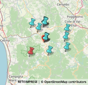 Mappa Piazza Dante, 56045 Pomarance PI, Italia (10.35714)