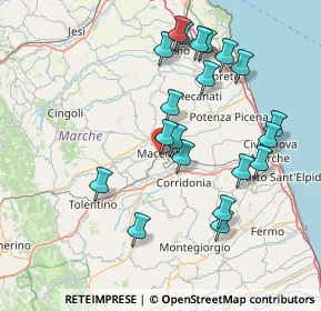 Mappa Via Caro Annibale, 62100 Macerata MC, Italia (16.0825)
