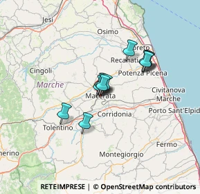 Mappa Via Caro Annibale, 62100 Macerata MC, Italia (9.145)