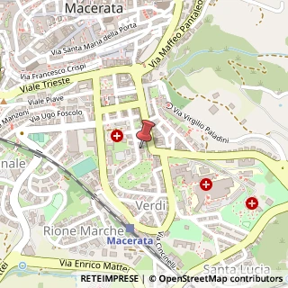 Mappa Via Filippo Marchetti, 24, 62100 Macerata, Macerata (Marche)