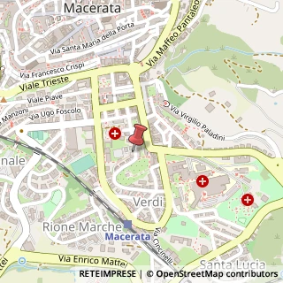 Mappa Via Filippo Marchetti, 21, 62100 Macerata, Macerata (Marche)