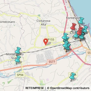 Mappa Strada Prov.le Maceratese, 62012 Civitanova Marche MC, Italia (3.02444)