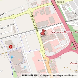 Mappa Via Luigi Einaudi, 23, 62012 Civitanova Marche, Macerata (Marche)