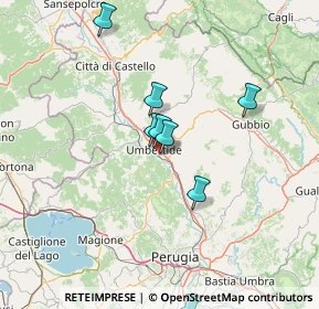 Mappa Via 1ᵒ Maggio, 06019 Umbertide PG, Italia (20.07818)