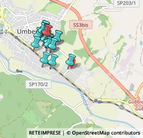 Mappa Via 1ᵒ Maggio, 06019 Umbertide PG, Italia (0.9515)