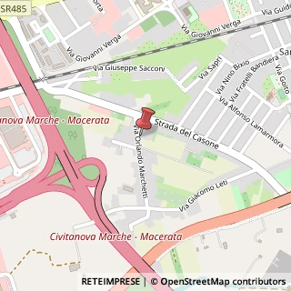 Mappa Via Orlando Marchetti, 12, 62012 Civitanova Marche, Macerata (Marche)