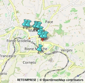 Mappa Via Ireneo Aleandri, 62100 Macerata MC, Italia (0.52455)