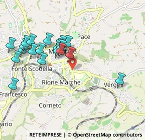 Mappa Via Ireneo Aleandri, 62100 Macerata MC, Italia (1.0375)