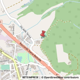 Mappa Via Farini, 35, 53040 Rapolano Terme, Siena (Toscana)