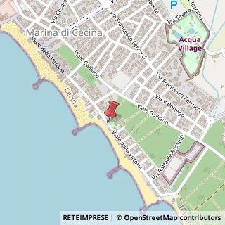 Mappa Viale della vittoria 101, 57023 Cecina, Livorno (Toscana)