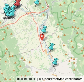 Mappa Via Incrocca, 60043 Cerreto d'Esi AN, Italia (6.98)