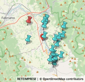 Mappa Via Incrocca, 60043 Cerreto d'Esi AN, Italia (3.51)