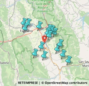 Mappa Via Incrocca, 60043 Cerreto d'Esi AN, Italia (5.86438)