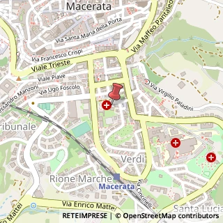 Mappa Via Adriano Ariani, 9, 62100 Macerata, Macerata (Marche)