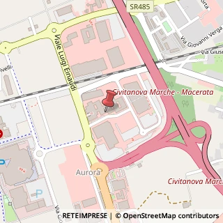 Mappa Via Luigi Einaudi, 176, 62012 Civitanova Marche, Macerata (Marche)
