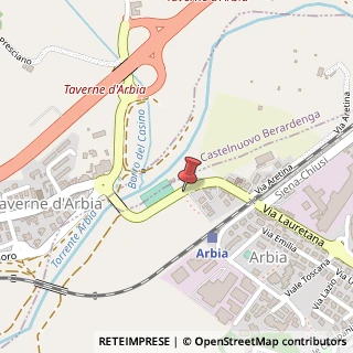 Mappa Via Aretina, 2, 53041 Asciano, Siena (Toscana)