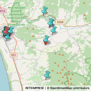 Mappa Via dei Quadri, 56040 Casale Marittimo PI, Italia (6.7675)