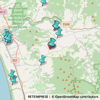 Mappa Via dei Quadri, 56040 Casale Marittimo PI, Italia (4.88412)