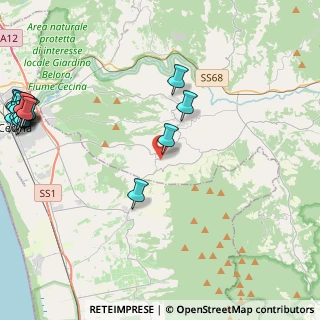 Mappa Via dei Quadri, 56040 Casale Marittimo PI, Italia (6.85778)