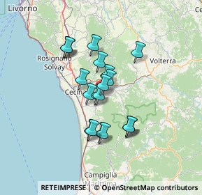 Mappa Via dei Quadri, 56040 Casale Marittimo PI, Italia (10.909)