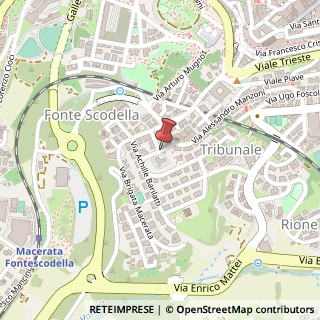 Mappa Via ercolani carlo 13, 62100 Macerata, Macerata (Marche)