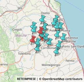 Mappa , 62100 Macerata MC, Italia (9.8275)