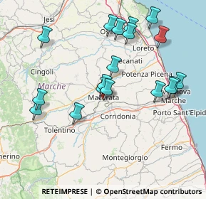 Mappa , 62100 Macerata MC, Italia (16.48389)